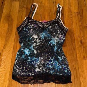 Vintage Y2K 2 Layer Cami Baddie Top Glo Jeans